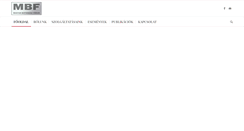 Desktop Screenshot of mbf.hu