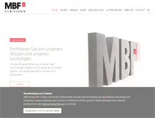 Tablet Screenshot of mbf.de