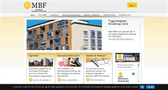Desktop Screenshot of mbf.se